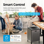 COWAY Air Purifier for Large Room Whole Home Up to 3,120ft², HEPA Filter for Smoke, Allergies, Pet Dander, Odor, App-Enabled, AQI, Smart Mode, Timer, 5yr Warranty, Airmega 400S Graphite