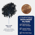 IPW Industries Bulk Activated Carbon - Coconut Shell Granular Activated Charcoal (GAC) for Water Filtration - Replacement Media for Pre and Post Carbon Water Filters (18 lbs)