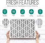 Furnace Filters 16x25x4 - HVAC Air Filter Replacement FC100A1029 Merv 11 with Homequip Easy Disposal Bag (5 Pack)