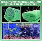2PC Aquarium Filter Floss - 12" x 78" (6.5ft per roll) - Total 13ft - 1" Thick Premium Polyester Filter Pad for Fish Tank - Mechanical Filtration, Crystal Clear Water, Fits Most Filters(13ft)