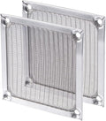 MECCANIXITY 80mm Computer Fan Filter Grills Stainless Steel Mesh Dustproof Case Cover for Computers, Pack of 2