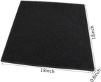 Aquarium Filter Bio Sponge Pad, Foam Sponges Filter Media, Cut fit it Filter Accessories for Fish Tanks and Ponds (18"x18"x0.8" (50PPI) 1 Pack)