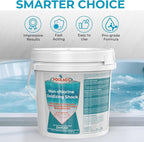 Non-Chlorine Spa Shock for Hot Tub, Chlorine-Free Shock Treatment for Hot Tubs, Spas and Swimming Pools, Quick Dissolving, Fast Acting Oxidizing Shock for Crystal Clear Water- 5lbs*8 Packs