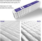 Compatible for Carrier & Bryant EXPXXFIL0316 Air Filter Replacement EXPXXFIL0016 16x25x5 (2-Pack), MERV 13, Foldable Media