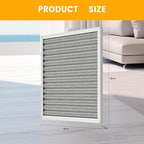 16x20x1 HVAC Furnace Air Filter, Lasts a Lifetime, Washable, Merv 8, the Last HVAC Filter You Will Ever Buy, Breathe Safely at Home or in the Office,Actual Size:15.5x19.5x0.82 Inch)