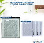 RayAir Supply 20x20 Replacement Filter Pads Compatible with Dynamic Air Cleaner 20X20 Refill (3 Pack) White