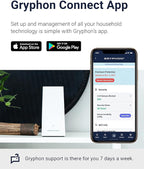 Gryphon AX – Ultra-Fast Mesh WiFi 6 Parental Control Router – Advanced Content Filters and Next-Gen Firewall - 4.3 Gbps Across 3,000 sq. ft. per Router for Multi-Device Households