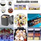 Aquarium Filter Media 15-in-1 Mineral Balls & Ceramic Rings - 1000g with Zippered Mesh Bag for Fish Tank/Pond Filters