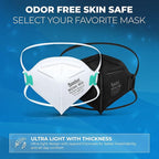 N95 Masks for Adults - NIOSH-Approved Individually Wrapped Reusable N95 Face Masks- 95% Filtration for Easy Breathing