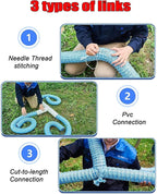 Commercial French Drain Pipe for Water Drainage, Construction Site/Sports Field Perforated Pipes & Weeping Tile, Dia 2in 3.9in 5.9in Wide Underground Drainage Systems(Dia10cm/3.9in,Long 15m/49.2ft)