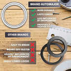15pcs Oil Drain Plug Crush Washer Gasket Seal – 14mm Replacement for Mitsubishi - OEM MD050317 Fits Eclipse Cross Galant Lancer Mirage Outlander 1985-2023 by AUTOMAJOR