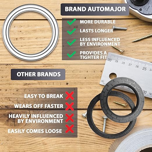 15pcs Oil Drain Plug Crush Washer Gasket Seal – 14mm Replacement for Mitsubishi - OEM MD050317 Fits Eclipse Cross Galant Lancer Mirage Outlander 1985-2023 by AUTOMAJOR