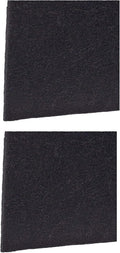 CFS – Pack of 2, Premium Cut-to-Fit Charcoal Carbon Anti-Odor Material Filter for Air Purifiers, Vent Hoods, Vacuums, Aquariums, Microwaves & More – Charcoal Air Filter Sheet – 12” x 12” – Black