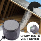 Grow Tents Vent Cover, Easy Installation, 15x9x1cm, Dustproof Duct Filter, Flexible Ducting Cover, Protective & Efficient, for Indoor Greenhouses, Kitchens, RVs,