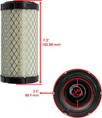 Caltric Air Filter Compatible with CaseIH Compatible with Jacobsen Compatible with JCB Compatible with Woods 32919902 32/919902 5000913 6191362M1