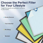 Vital 200S-P Smoke Remover Replacement Filter for LEVOIT Vital 200S Vital 200S-P Air Purifier,V-ital 200S-RF-SR (LRF-V201-BUS), Blue, 2 Pack