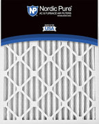 Nordic Pure 20x25x2 (Actual Size: 19 1/2 x 24 1/2 x 1 3/4) Pleated MERV 13 Air Filters 3 Pack