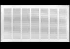36" X 18 Steel Return Air Filter Grille for 1" Filter - Removable Face/Door - HVAC Duct Cover - Flat Stamped Face - White [Outer Dimensions: 38.5 X 19.75]