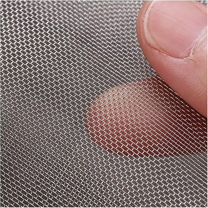 Stainless Steel Woven Wire Mesh, 304 Stainless Steel Woven Wire 30 Mesh Fine Screen Mesh, Garden Insect Screen, for Air Bricks, Window, Vents, Filter