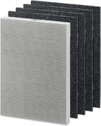 Nispira True HEPA Activated Carbon Pre Filter Compatible with Fellowes AeraMax 290 300 DX95 HF-300 Fellowes AP-300PH Air Purifier. Compared to Fellowes 0 Part 9287201, 1 Set