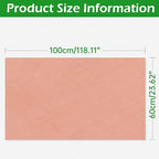 Copper Mesh Screen - 23.6" x 39.4", 40 Mesh, Dense Filter, 99.9% Pure Copper Fabric DIY Kit for Window Protection