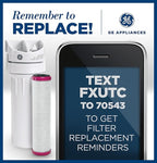 GE Basic Single Stage Drinking Water System Replacement Filter, Fits GX1S01R Under Sink Filtration System, Replace Every 6 Months, FXUTC