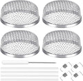 TONDA RV Furnace Vent Screen, Bug Screens Heater Vent Cover for Camper with Installation Tool and Silicone Rubber, 2.8 x 1.3 Inch, 4 Pack