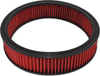 A-Team Performance 14x3 Air Filter Element - Washable & Reusable High Flow Filter - Compatible with GM, Ford & Mopar Oldsmobile & Pontiac