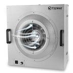 Fan Filter Unit Laminar-Flow-Hood Yzzwer - FFU HEPA Filters for Class 100/ISO 5 Cleanliness Clean Room Mycology and Mushroom Room Work 110V （Include HEPA Filter）