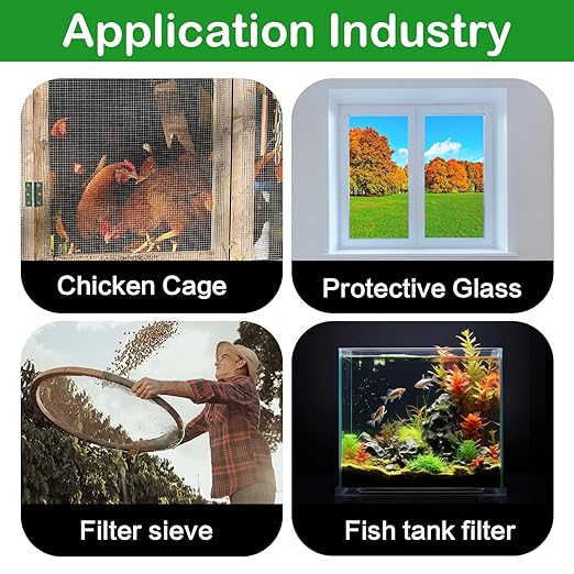 Copper Mesh Screen - 11.8" x 118", 100 Mesh, Dense Filter, 99.9% Pure Copper Fabric DIY Kit for Window Protection