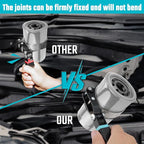 DURATECH Small Swivel Oil Filter Wrench，5 Gear Adjustment Oil Filter Removal Tool Fits Filters 2-3/4" to 3-1/4", Ideal for Car Repair Tools