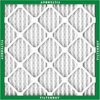 Filterbuy 10x10x1 Air Filter MERV 8 Essential Dust & Allergy Defense (12-Pack), Electrostatic Pleated HVAC AC Furnace Filters Replacement, Made in USA (Actual Size: 9.50 x 9.50 x 0.75)