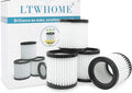 LTWHOME Replacement Ash Vacuum HEPA Filter Fit for Hearth Country Ash Vacuum FCP3552816 Part 411(Pack of 4)