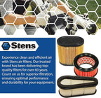 Stens Air Filter 100-222 Compatible with Tecumseh ECV100, LEV90, LEV100, LEV115, OVRM60 and TC300 33342, 63087A, 35066, 740019B, 740095