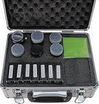 Telescope Accessory Kit - 1.25" Telescope Eyepiece and Filter Set with a Sturdy Carry Case - Five Plossl Eyepieces, 2X Barlow Lens and Seven Filters
