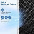2 PACK MSA3/MSA3S HEPA Replacement Filter Compatible with Membrane Solutions MSA3 and MSA3S Device, 3-Stage HEPA Filter