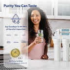 APEC Water System ROES-PHUV75 Essence Series Top Tier Alkaline Mineral pH+ and UV Ultra-Violet Sterilizer 75 GPD 7-Stage Ultra Safe Reverse Osmosis Drinking Water Filter System