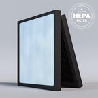 HATHASPACE HSP001 H13 True HEPA Filter Replacement, 4-Stage Air Purifier Filter with Activated Carbon, Pre-Filter & Cold Catalyst, Captures Dust, Smoke, Odors, VOCs, Easy to Install, 1 Pack