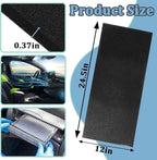 30 PPI Sponge Filter, Foam Filter Replacement, Universal Air Filter Sheet,Size 24" x 12" x 3/8", Perfect for Cutting and Fitting Purifier, Aquarium, Fish Tank, Air Conditioner