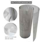 304 Stainless Steel Mesh 40Mesh, 15.7"x47.2"(40x120cm) Metal Mesh Screen, Woven Fine Wire Mesh, Filter Mesh Easy to Cut for Vent Covers, Cage, Garden, Window Screen and DIY Project