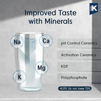 Pureal Hybrid Home PPU-1700K Under Sink Water Filter System, 20K Gallons, NSF/ANSI 42&372, Mineral Sediment Carbon Block KDF Polyphosphate Filter for Scale & Lead & Chlorine