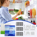 AMI PARTS W10311524 Air Filter &W10346771A Produce Preserver Replacement Compatible with Refrigerator(pack of 3 each)