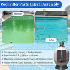 SX230DA Pool Filter Parts Lateral Assembly with Center Pipe Compatible with Hayward Pro Series Sand Filter Models S230T (2003- Present)