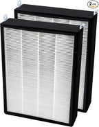 Nuwave OxyPure 2-Pack Genuine Replacement HEPA/Carbon Combo Filter, Removes Irritants, Pollutants & Odors, Produced & Sold by Original Manufacturer for OxyPure Models 47001, 47002, 47003, and 47004