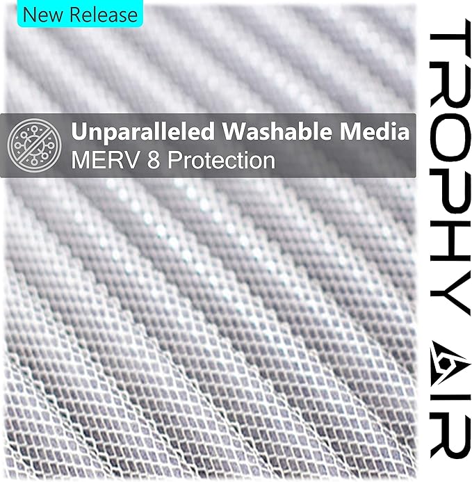 14x24x1 | Trophy Air | Merv 8 | Washable Furnace Filter | Lifetime HVAC & Furnace Air Filter | Washable Electrostatic | High Dust Holding Capacity | Premium Quality Aluminum