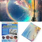 Fluorescent Light Covers - Classroom Covers for Ceiling Lights, 1 PCS 4 x 2 Feet Magnetic Light Filters, Classroom, Office Decor (Auspiciousness Clouds)