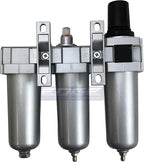3 Stage, Heavy Duty Industrial Grade Filter Regulator Coalescing Desiccant Dryer System For Compressed Air Lines, Metal Bowls, Great For Paint Spray And Plasma Cutter (3/4" Npt, Manual Drain)