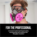 3M P100 Performance Filter 2091, 2 Pairs, Use With Any 3M Bayonet Mount Respirator, NIOSH-APPROVED P100 Filters, For Removal Of Mold, Lead Paint, & Working With Fiberglass Insulation (2091P2-DC)