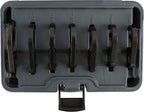 OEMTOOLS 87165 7 Piece 3/8” Drive Offset Oil Filter Socket Removal Set, Green and Black Oil Filter Removal Tool Set, Oil Change Tools for Mechanics