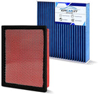 1pc Cabin & 1pc Engine Air Filter Kit Accessories for Toyota Tacoma V6 2016-2022 2023 Activated Carbon Automotive Engine Cabin Air Filter Replacement for CF10374 CA11895